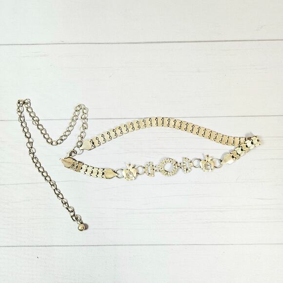 Other Accessories - Euro Waist Chain Belt Y2k Silver Metal Link Adjustable